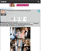 Tablet Screenshot of hilaryduff-ann.skyrock.com