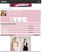 Tablet Screenshot of hayden-song.skyrock.com