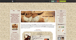 Desktop Screenshot of eevee-fans.skyrock.com