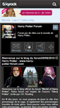 Mobile Screenshot of harry-potter-le-forum.skyrock.com