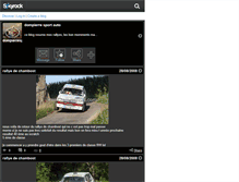 Tablet Screenshot of dompierresportauto.skyrock.com