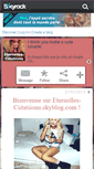 Mobile Screenshot of eternelles-ciitatiions.skyrock.com