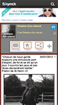 Mobile Screenshot of histoire-dun-cheval.skyrock.com
