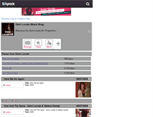 Tablet Screenshot of demi-lovato-zik.skyrock.com
