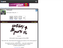 Tablet Screenshot of holiday-park.skyrock.com