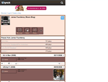 Tablet Screenshot of james-fauntleroy-music.skyrock.com