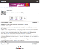 Tablet Screenshot of eurovision-blog.skyrock.com