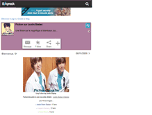 Tablet Screenshot of fictionxtojustin.skyrock.com
