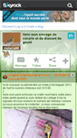 Mobile Screenshot of canario95.skyrock.com