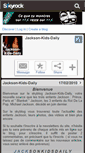 Mobile Screenshot of jackson-kids-daily.skyrock.com