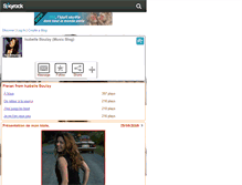 Tablet Screenshot of isa-boulay.skyrock.com