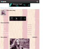 Tablet Screenshot of birdymusic.skyrock.com