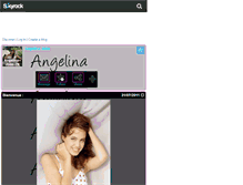 Tablet Screenshot of angelina--jolie--78.skyrock.com
