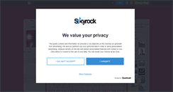 Desktop Screenshot of past-x.skyrock.com