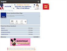 Tablet Screenshot of disney-soundtrack.skyrock.com