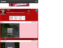 Tablet Screenshot of coeurcacher.skyrock.com