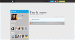 Desktop Screenshot of geneve.skyrock.com