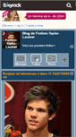 Mobile Screenshot of fictiion-taylor-lautner.skyrock.com