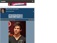 Tablet Screenshot of fictiion-taylor-lautner.skyrock.com