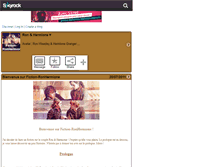 Tablet Screenshot of fiction-ronhermione.skyrock.com