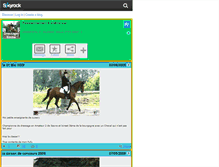 Tablet Screenshot of dressage-emilie.skyrock.com