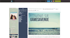 Desktop Screenshot of gamesavenue.skyrock.com