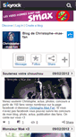 Mobile Screenshot of christophe--mae-fan.skyrock.com