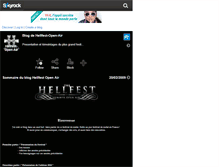 Tablet Screenshot of hellfest-open-air.skyrock.com