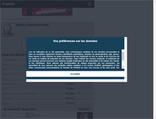Tablet Screenshot of melaniexlaurentxmusic.skyrock.com
