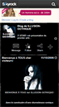 Mobile Screenshot of illusion-gothique.skyrock.com