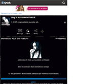 Tablet Screenshot of illusion-gothique.skyrock.com