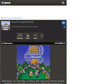 Tablet Screenshot of animal-crossing-replay.skyrock.com
