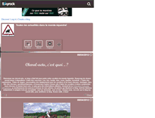 Tablet Screenshot of cheval-actu.skyrock.com