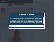 Tablet Screenshot of moi-musique-guitare.skyrock.com