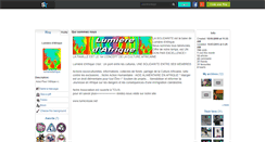 Desktop Screenshot of lumieredafrique.skyrock.com