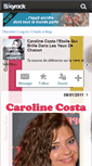 Mobile Screenshot of i-love-caroline-costa12.skyrock.com