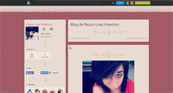 Desktop Screenshot of peace-love-freedom.skyrock.com
