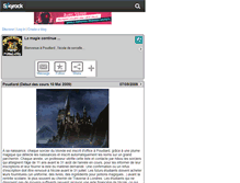 Tablet Screenshot of harry-potter-city.skyrock.com
