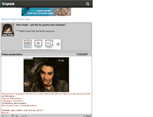 Tablet Screenshot of fictions-tokio-hotel.skyrock.com