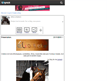 Tablet Screenshot of etho-creation.skyrock.com