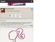 Tablet Screenshot of barbieandme.skyrock.com