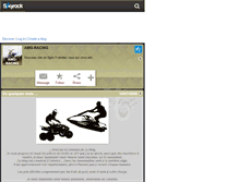 Tablet Screenshot of amg-racing.skyrock.com