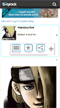 Mobile Screenshot of deidara-fic.skyrock.com