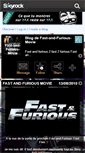 Mobile Screenshot of fast-and-furious-movie.skyrock.com