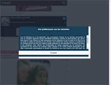 Tablet Screenshot of mlle-weendy08.skyrock.com