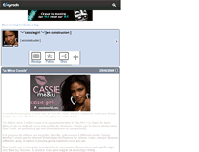 Tablet Screenshot of cassie-girl.skyrock.com