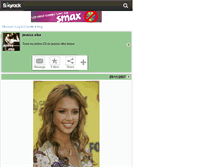 Tablet Screenshot of jessica------alba.skyrock.com