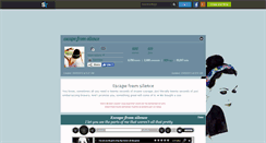 Desktop Screenshot of escape-from-silence.skyrock.com
