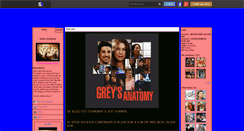 Desktop Screenshot of greysanatomyjadore.skyrock.com