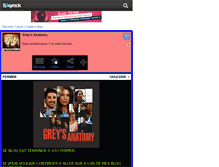 Tablet Screenshot of greysanatomyjadore.skyrock.com